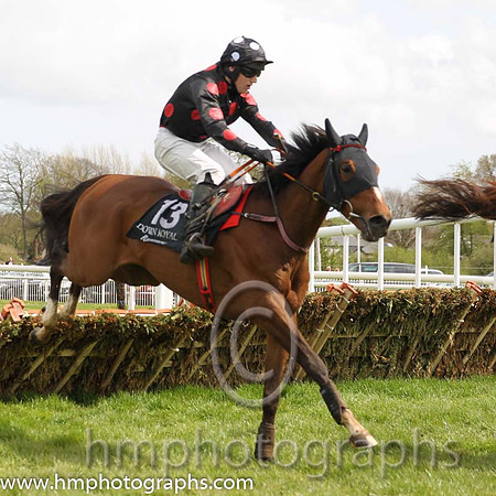 13th Chasing Waterfalls ( 13 , black, red spots ) and J.S. McGarvey (3) - Trainer : Anthony McCann - Owner : Miss Rita Shah