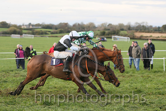 01st TAREESH LANE and N MCParlan ( 10 , GREEN  WHITE CHECK; green,white check sleeves; green cap,white spots ) Trainer: Sean McParlan,, Owner : P. Madine