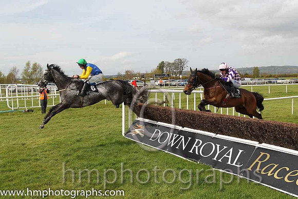 06th PU Bahati Boy ( 1 , purple and pink check ) and Andrew J. McNamara - Trainer : J.G.Cosgrave - Owner : David Aiken