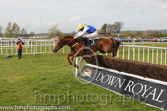 04th Cinder Rua ( 7 , blue, yellow cross sashes ) and B.M. Cash - Trainer : D.T. Kelly - Owner : Bohilla Racing Partnership