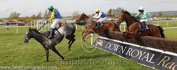 03rd Diamond Dame ( 8 , white, green stars ) and B. Hayes (3) - Trainer : John Joseph Hanlon - Owner : Alan Cullen
