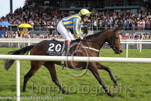 17th Milan Diva ( 20 , green and yellow stripes ) and - Trainer : Sarah Dawson - Owner : Dr. J.F. Dawson