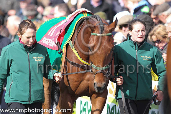 09th Waxies Dargle (GB) ( 11 , orange and green hoops ) and P. Carberry - Trainer : Noel Meade - Owner : John P. McManus