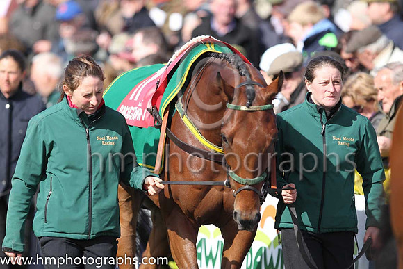 09th Waxies Dargle (GB) ( 11 , orange and green hoops ) and P. Carberry - Trainer : Noel Meade - Owner : John P. McManus