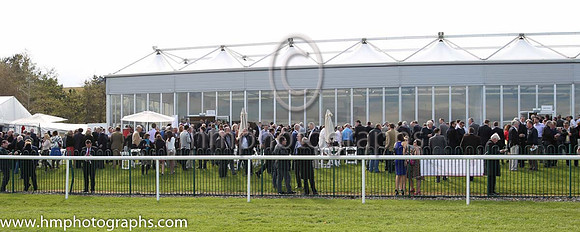 The trackside Pavilion at Punchestown