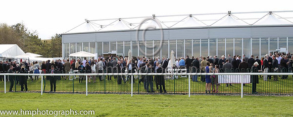 The trackside Pavilion at Punchestown