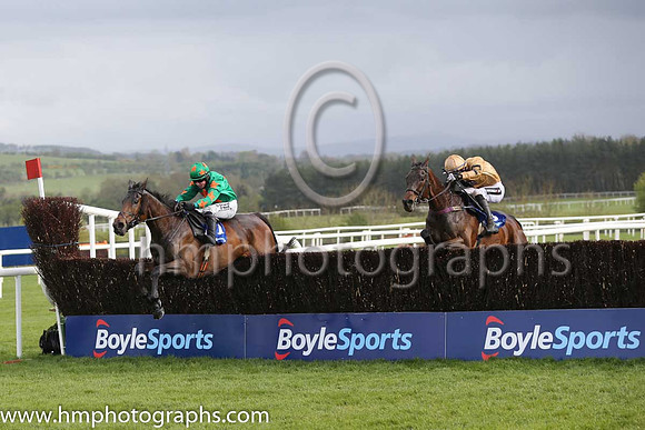 02nd Baily Green ( 1 , green, orange star ) and M.A. Enright - Trainer : M.F.Morris - Owner : R.A. Scott and 01st Felix Yonger ( 3 , black and buff halvd ) and D.E. Mullins - Trainer : W.P. Mullins -