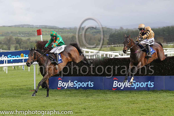 02nd Baily Green ( 1 , green, orange star ) and M.A. Enright - Trainer : M.F.Morris - Owner : R.A. Scott and 01st Felix Yonger ( 3 , black and buff halvd ) and D.E. Mullins - Trainer : W.P. Mullins -