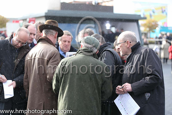 Willie Mullins talks to the press