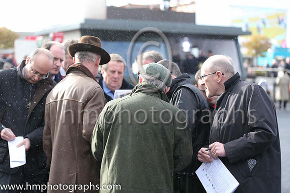 Willie Mullins talks to the press