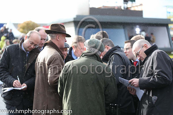 Willie Mullins talks to the press