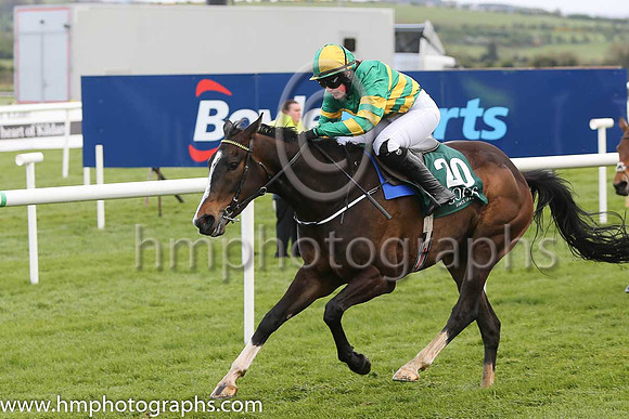 03rd Tesseract ( 20 , orange and green hoops ) and - Trainer : A.P.O'Brien - Owner : John P. McManus