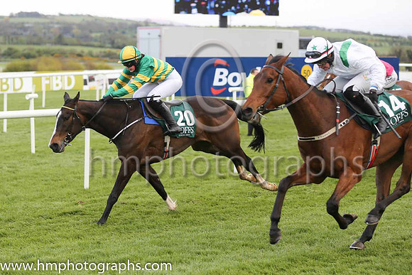 02nd Policy Breach ( 14 , white, green epaulettes ) and J.M. Mangan (3) - Trainer : P. Twomey - Owner : P. Twomey