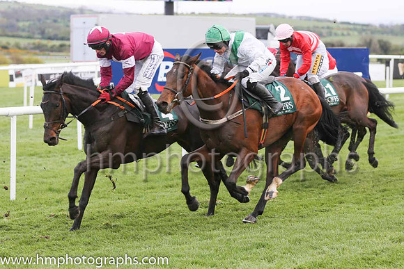 11th Any Drama ( 2 , white, green sash ) and K. Walsh - Trainer : P.A.Fahy - Owner : The Devon Partnership