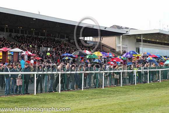 Spectators at Punchestown