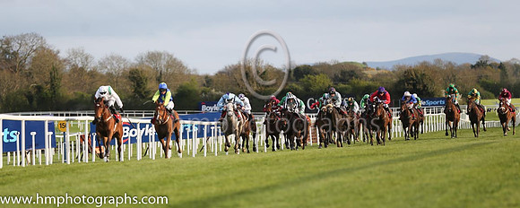 01st Timing'severything ( 20 , white, green epaulettes ) and J.M. Mangan (3) - Trainer : P. Twomey - Owner : P. Twomey