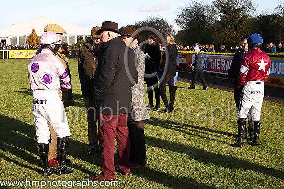 The parade ring before the jwine.com Champions Chase