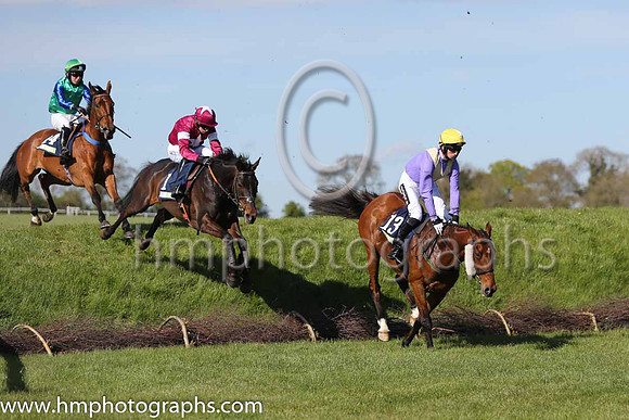 01st Uncle Junior ( 13 , purple, yellow chevron ) and P.W. Mullins - Trainer : W.P. Mullins - Owner : Mrs M McMahon