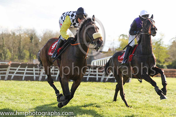 11th I Shot The Sheriff ( 4 , black and white check, yellow sleeves ) and P. Carberry - Trainer : A.J.Martin - Owner : Malcolm C.Denmark