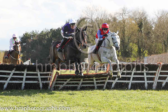05th Ttebbob ( 10 , purple, dark green star ) and R.M. Power - Trainer : Mrs John Harrington - Owner : David Bobbett