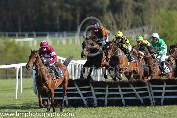 12th Horendus Hulabaloo ( 8 , maroon, white star ) and B.J. Cooper - Trainer : M.F.Morris - Owner : Gigginstown House Stud