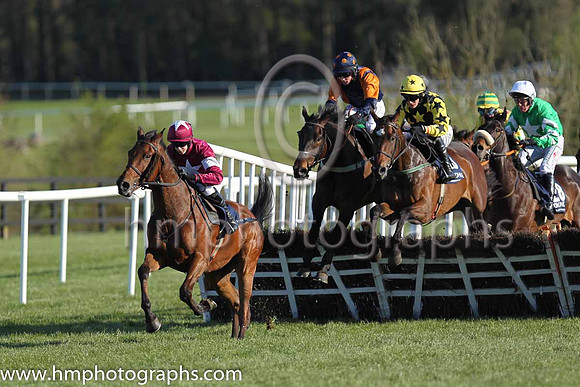 12th Horendus Hulabaloo ( 8 , maroon, white star ) and B.J. Cooper - Trainer : M.F.Morris - Owner : Gigginstown House Stud