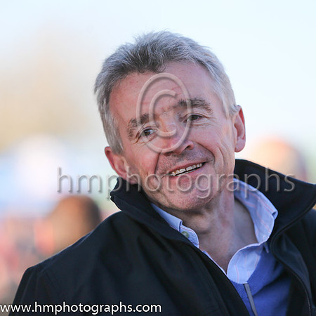 Michael O'Leary Sponsor of Ryanair Novice Chase at Punchestown