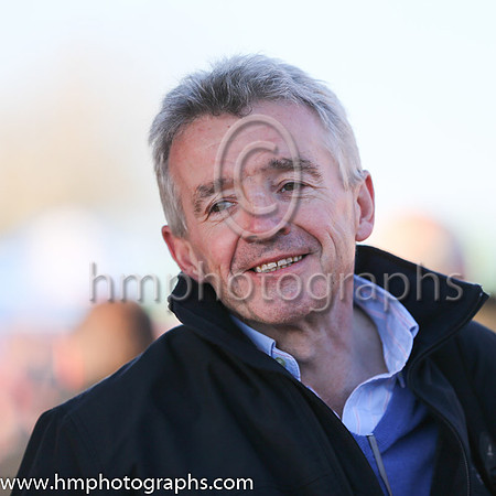 Michael O'Leary Sponsor of Ryanair Novice Chase at Punchestown