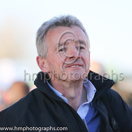 Michael O'Leary Sponsor of Ryanair Novice Chase at Punchestown