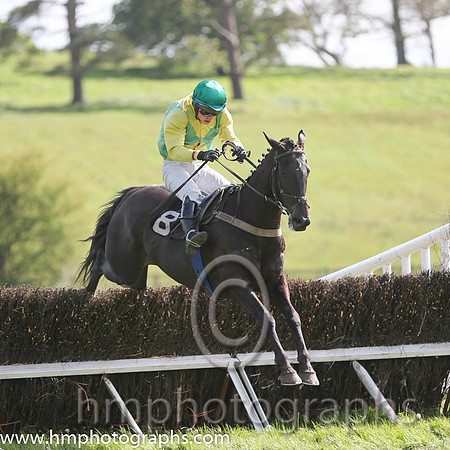 01st Mr Bolt ( 8 ) and N McParlan - Trainer : Sean McParlan - green and yellow diabolo