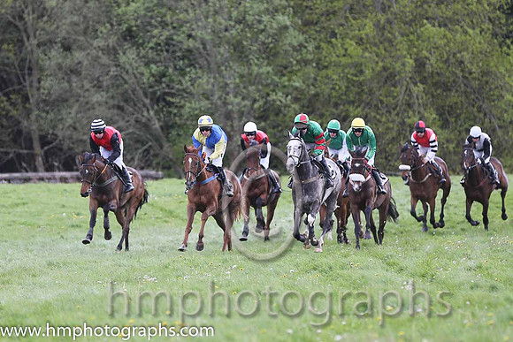 06th F Mister Mister ( 6 ) and J P McKeown - Trainer : Thomas McGeough - red, black sleeves