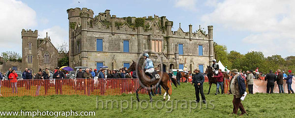 Leaving the parade Ring at Necarne