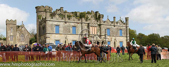 Leaving the parade ring at Necarne