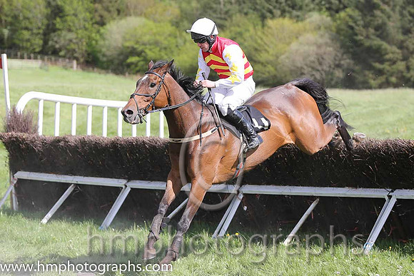 03rd Sweet Shock ( 11 ) and N T Slevin - Trainer : Ms Frances Slevin - red, yellow chevrons