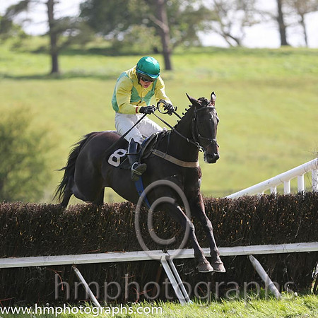 01st Mr Bolt ( 8 ) and N McParlan - Trainer : Sean McParlan - green and yellow diabolo