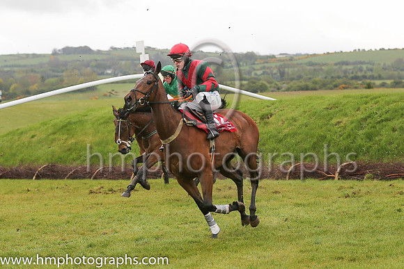 13th Meetmeatmidnight (GB) ( 12 , green, red chevron ) and I.J. McCarthy - Trainer : P.M.Mooney - Owner : Martin Bourke