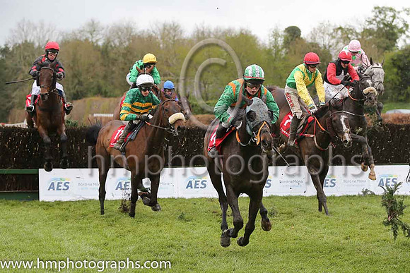 12th PU Aupcharlie ( 7 , green, white chevron ) and G.N. Fox (5) - Trainer : Henry de Bromhead - Owner : Ann &amp; Alan Potts Partnership