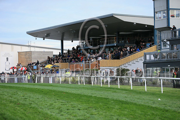 THE Grandstand at Down Royal on Day 1 of the Ladbrokes Festival of Racing on Friday 4th November 2022