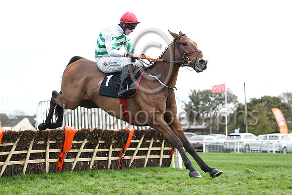 01st American Mike (1 , green and white stripes ) Jockey: J W Kennedy , Trainer: Gordon Elliott