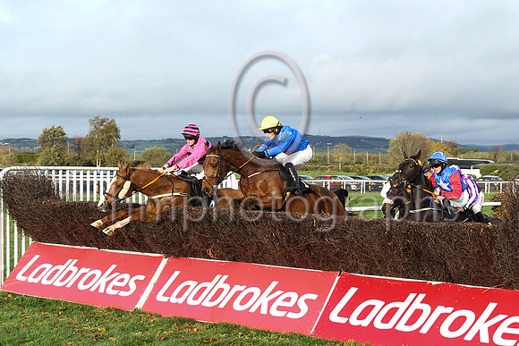 01st Now Where Or When (4 , pink and black hoops ) Jockey: Sam Ewing , Trainer: S R B Crawford