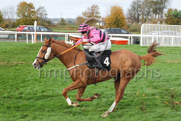 01st Now Where Or When (4 , pink and black hoops ) Jockey: Sam Ewing , Trainer: S R B Crawford