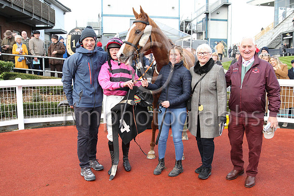 01st Now Where Or When (4 , pink and black hoops ) Jockey: Sam Ewing , Trainer: S R B Crawford