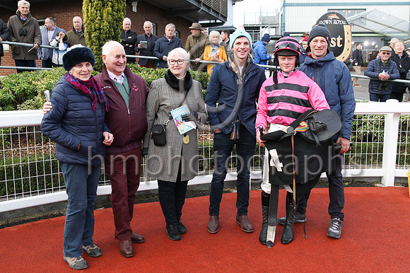 01st Now Where Or When (4 , pink and black hoops ) Jockey: Sam Ewing , Trainer: S R B Crawford