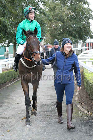 01st Carnfunnock (1 , emerald green and dark green sleeves ) Jockey: Mr B G Crawford(7) , Trainer: S R B Crawford