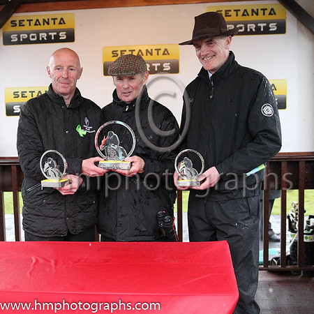 01st Sort It Out ( 8 , orange and green hoops ) and M.P. Walsh - Trainer : Edward P.Harty - Owner : John P. McManus