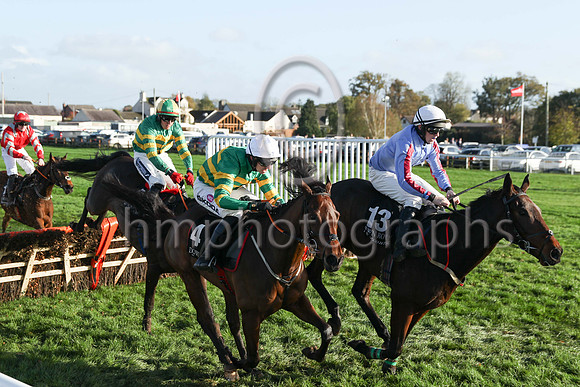 01st Invictus Machin (6 , green and orange hoops, yelow and green cap ) Jockey: K M Donoghue , Trainer: Gavin Patrick Cromwell