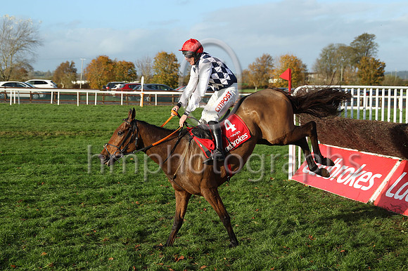 04th Galvin (4 , blue and white diamonds ) Jockey: D N Russell , Trainer: Gordon Elliott