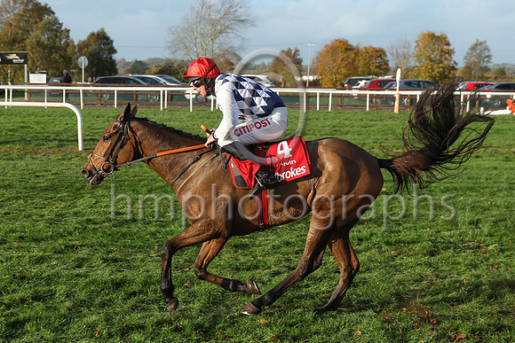 04th Galvin (4 , blue and white diamonds ) Jockey: D N Russell , Trainer: Gordon Elliott