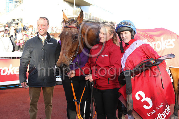 01st Envoi Allen (3 , red, white sash ) Jockey: Rachael Blackmore , Trainer: Henry De Bromhead