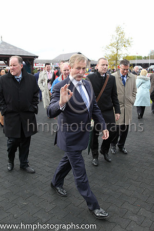 Taoiseach Enda Kenny at Punchestown